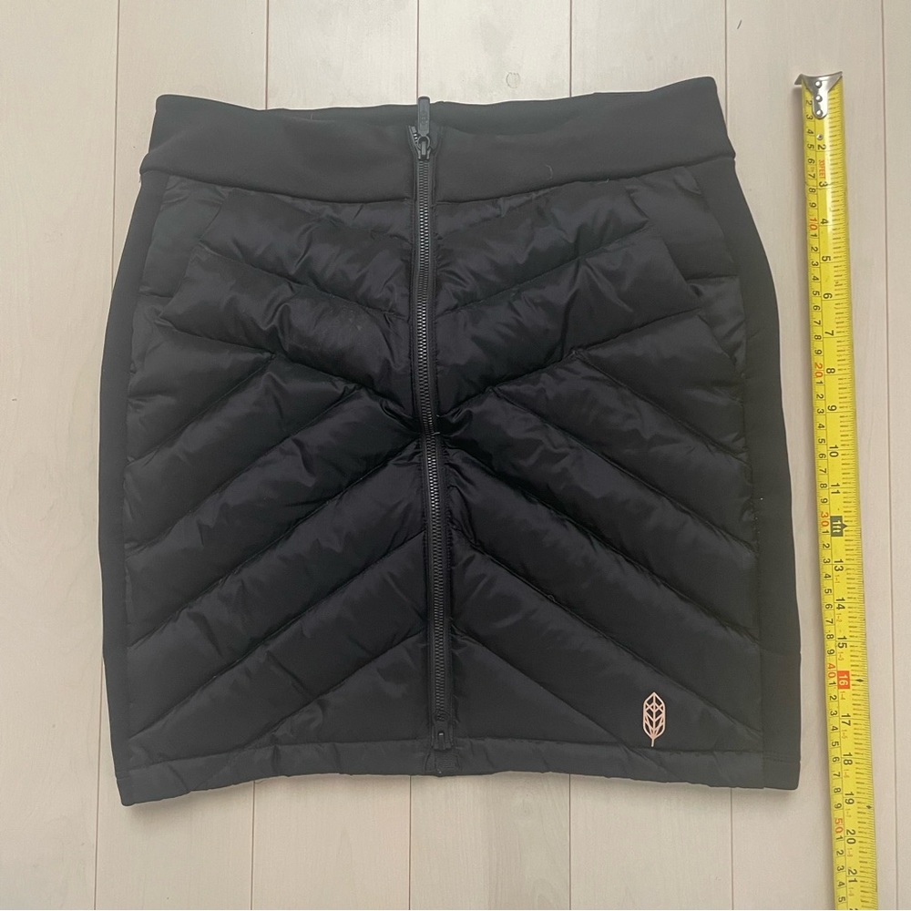Black Quilted Skirt